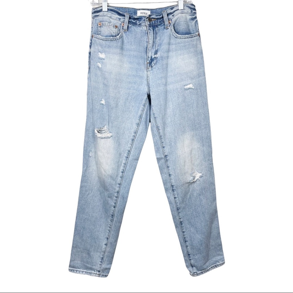 PISTOLA Presley High Rise Vintage 90s Distressed Denim Jeans Women's Size 27